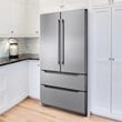 Cosmo 48 in. Double Oven Gas Range & Dishwasher & Refrigerator & Microwave Set