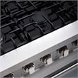 Cosmo COS-EPGR366 36 in. Gas Range & Range Hood & Dishwasher & Refrigerator Set
