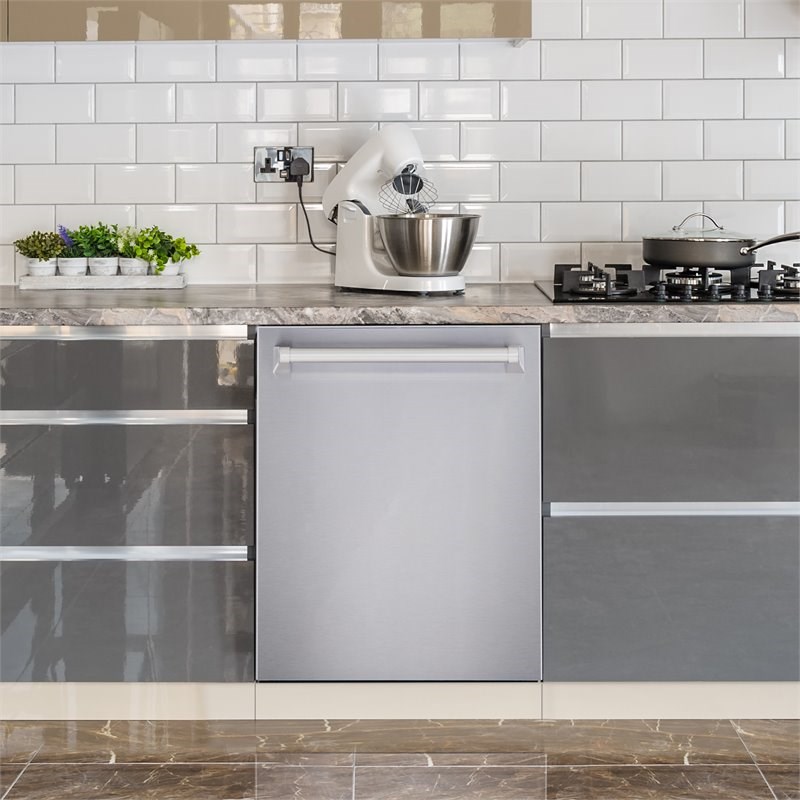 Cosmo COS-EPGR366 36 in. Gas Range & Range Hood & Dishwasher & Refrigerator Set