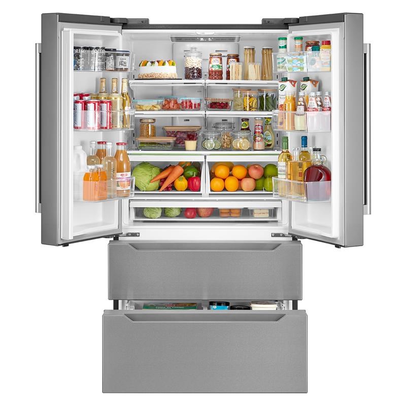 Cosmo COS-EPGR366 36 in. Gas Range & Range Hood & Dishwasher & Refrigerator Set