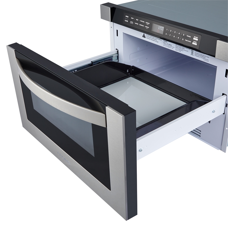 24 in. Haven Collection 1.2 cu. ft. Built-in Microwave Drawer in Stainless Steel