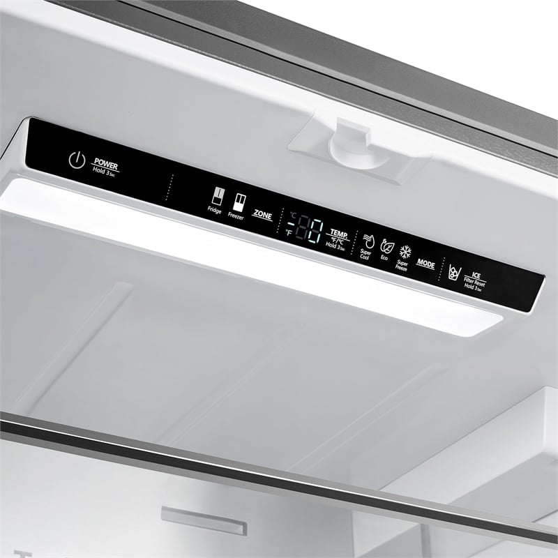 22.4 cu. ft. 3-Door French Door Refrigerator Water Dispenser in Stainless Steel