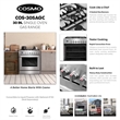 30 in. Nebula Collection 5.0 cu. ft. 5 burner Gas Range in Stainless Steel