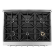 36 in. Vista Coll 4.5 cu. ft. 6 Burner Gas Range in Stainless Steel
