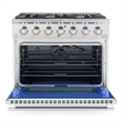 36 in. Vista Coll 4.5 cu. ft. 6 Burner Gas Range in Stainless Steel