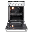 24 in. Haven Collection 3.73 cu. ft. 4 Burner Gas Range in Stainless Steel