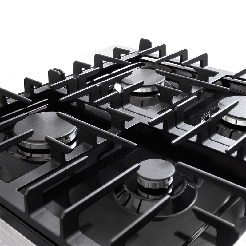 24 in. Haven Collection 3.73 cu. ft. 4 Burner Gas Range in Stainless Steel