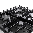 24 in. Haven Collection 3.73 cu. ft. 4 Burner Gas Range in Stainless Steel
