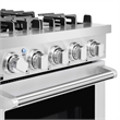 24 in. Haven Collection 3.73 cu. ft. 4 Burner Gas Range in Stainless Steel