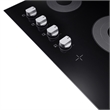 24 in. Electric Ceramic Glass Cooktop with 4 Elements Dual Zone Element
