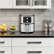 5.8 Quart Electric Hot Air Fryer with 1400W in Stainless Steel