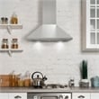 24 in. Nebula Collection Ducted Wall Mount Range Hood in Stainless Steel