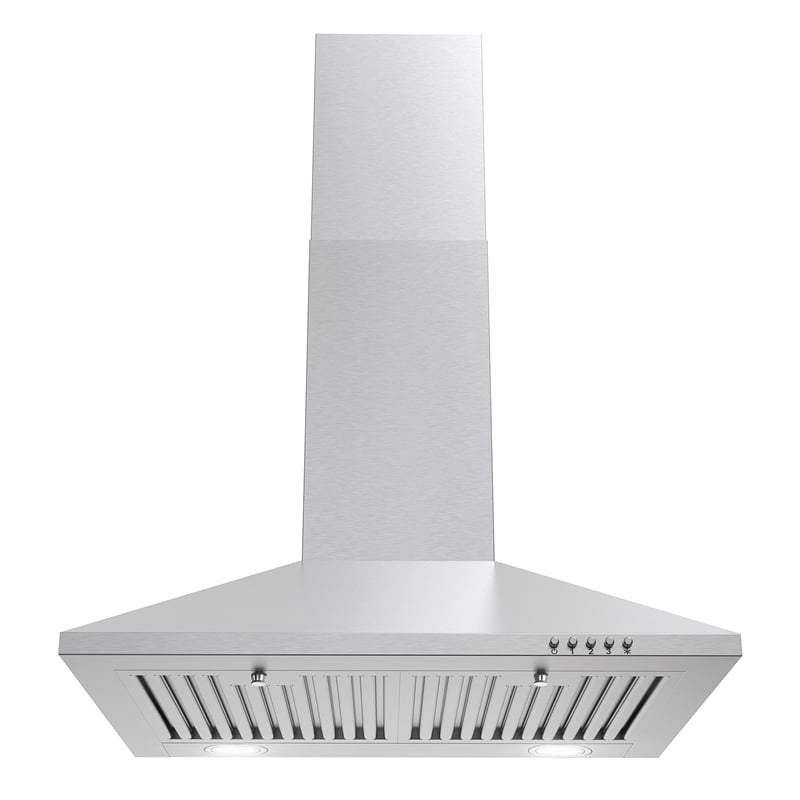 24 in. Nebula Collection Ducted Wall Mount Range Hood in Stainless Steel