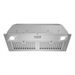 30 in. Lumin Collection Ducted Insert Range Hood in Stainless Steel