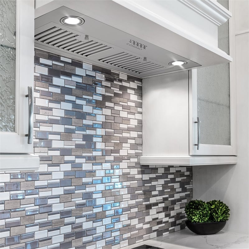 30 in. Lumin Collection Ducted Insert Range Hood in Stainless Steel