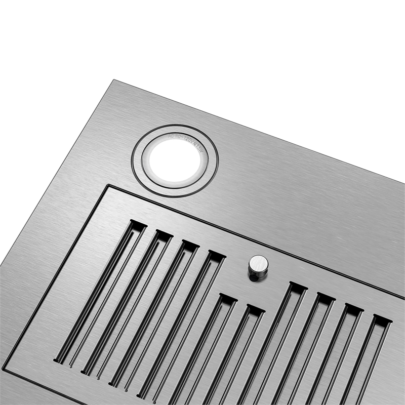 30 in. Lumin Collection Ducted Insert Range Hood in Stainless Steel