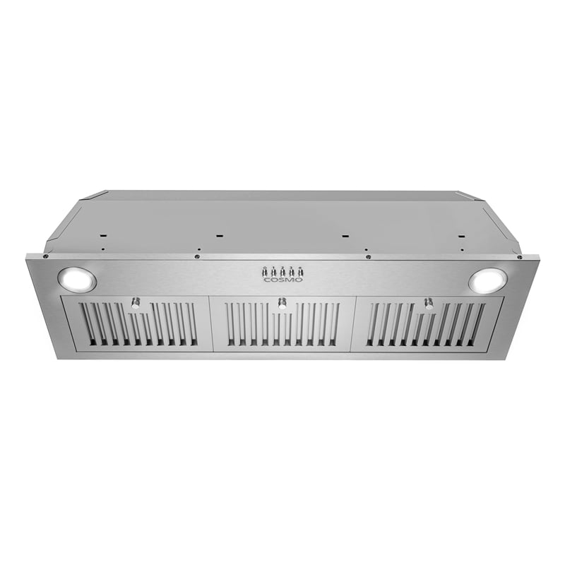 36 in. Lumin Collection Ducted Insert Range Hood in Stainless Steel