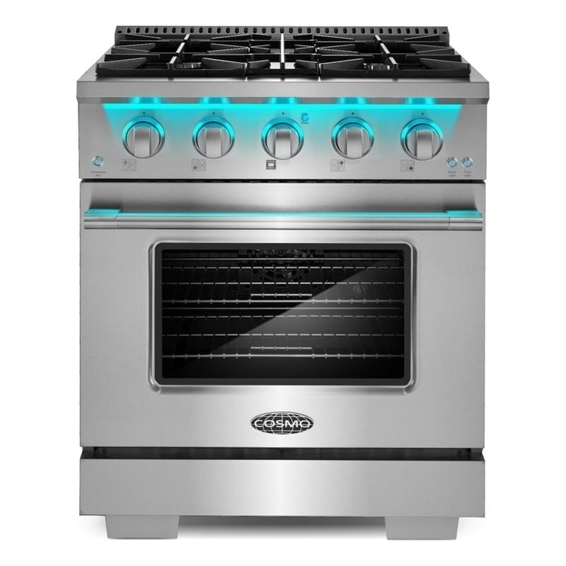 30 in. Vista Collection 3.5 cu. ft. 4 Burners Gas Range in Stainless Steel