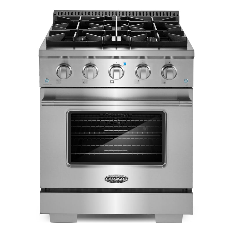 30 in. Vista Collection 3.5 cu. ft. 4 Burners Gas Range in Stainless Steel