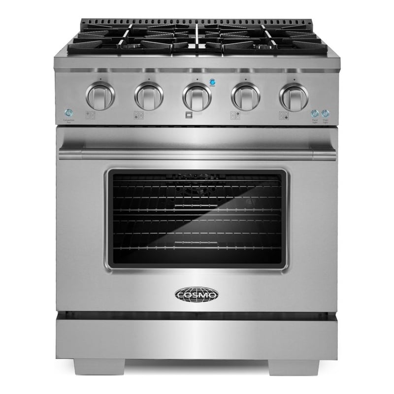 30 in. Vista Collection 4.3 cu. ft. 4 Burners Gas Range in Stainless Steel