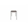 Pangea Home Breeze 3-piece Aluminum Frame Patio Dining Set in White/Gray