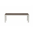 Pangea Home Breeze 3-piece Aluminum Frame Patio Dining Set in White/Gray