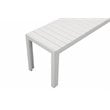 Pangea Home Breeze 3-piece Aluminum Patio Dining Set in White Frame/Polyresin