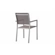 Pangea Home David 7-piece Modern Aluminum Frame Patio Dining Set in Gray