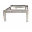 Pangea Home Breeze Modern Aluminum Frame Patio Lounger in Anodized Gray