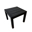 Pangea Home Breeze Modern Aluminum Frame Frame Patio Side Table in Black