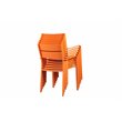 Pangea Home Miami 7-piece Aluminum Frame Patio Dining Set in Orange