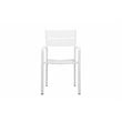 Pangea Home Miami 7-piece Modern Aluminum Frame Patio Dining Set in White