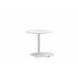 Pangea Home Sunset Modern Aluminum Frame Frame Patio Side Table in White