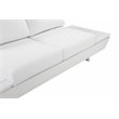 Pangea Home Yacht 3-piece Aluminum Frame Outdoor Sectional in White