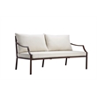 Pangea Home Palma 4-piece Modern Aluminum Outdoor Sofa Set in Espresso
