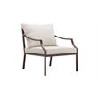 Pangea Home Palma 4-piece Modern Aluminum Outdoor Sofa Set in Espresso