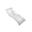 Pangea Home Palma Modern Anodized Aluminum Frame Patio Lounger in White