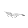 Pangea Home Palma Modern Anodized Aluminum Frame Patio Lounger in White