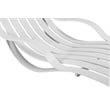Pangea Home Palma Modern Anodized Aluminum Frame Patio Lounger in White