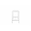 Pangea Home Breeze 7-piece Modern Aluminum Patio Bar Set in White