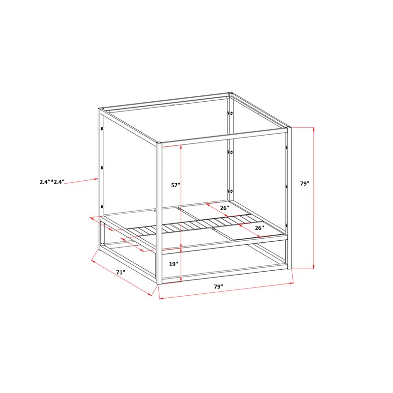 Pangea Home Madonna Modern Aluminum Outdoor Daybed in White Frame/Fabric