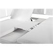 Pangea Home Madonna Modern Aluminum Outdoor Daybed in White Frame/Fabric