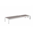 Pangea Home Chester 13-piece Modern Aluminum Patio Sofa Set in White/Gray