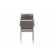 Pangea Home David 9-piece Modern Aluminum Patio Dining Set in Gray