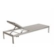 Pangea Home David 9-piece Modern Aluminum Patio Dining Set in Gray