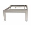 Pangea Home David 9-piece Modern Aluminum Patio Dining Set in Gray