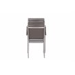 Pangea Home David 11-piece Modern Aluminum Patio Dining Set in Gray