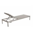 Pangea Home David 13-piece Modern Aluminum Patio Dining Set in Gray