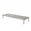 Pangea Home David 13-piece Modern Aluminum Patio Dining Set in Gray