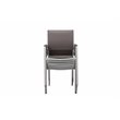 Pangea Home David 13-piece Modern Aluminum Patio Dining Set in Gray